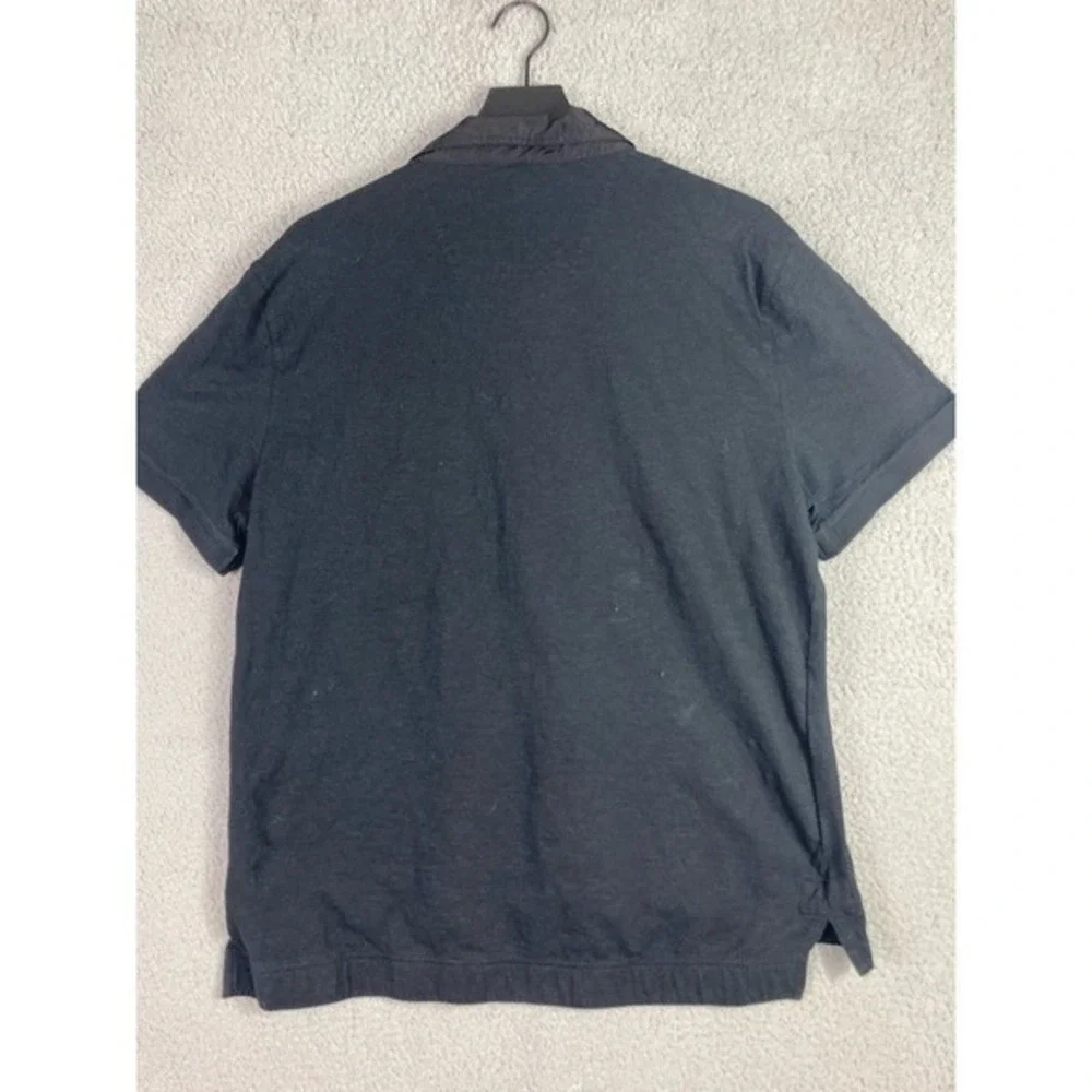 Gray Cotton Polo Shirt Calvin Klein Jeans Men XL Casual Streetwear Classic Fit‎
